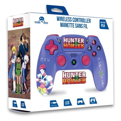 Trade Invaders Hunter x Hunter-Wireless Controller for PS4 with 3,5mm jack slot - Purple - Hisoka