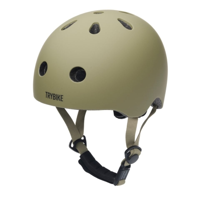Trybike Retro Helmet - Vintage Matte Green - XS