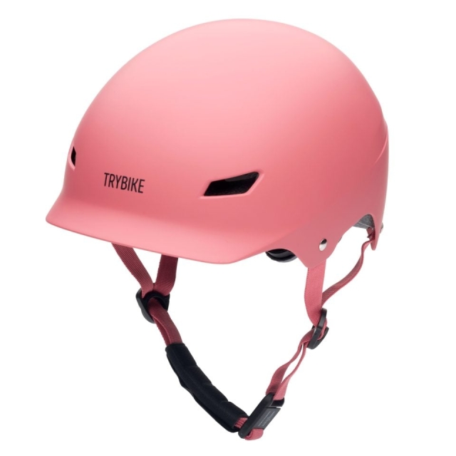 Trybike Retro Helmet - Vintage Matte Pink - S/M