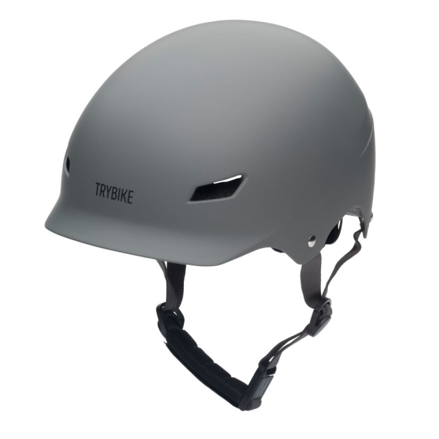 Trybike Retro Helmet - Vintage Matte Grey - S/M