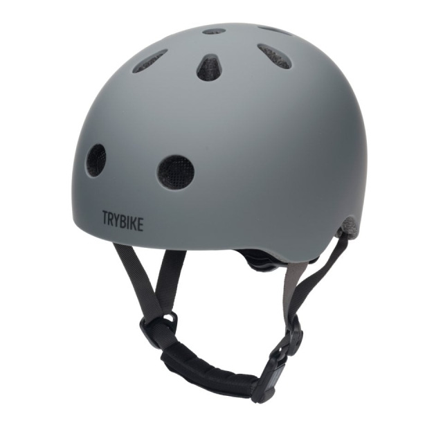 Trybike Retro Helmet - Vintage Matte Grey - XS