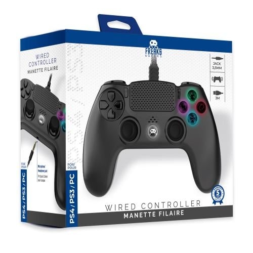 Trade Invaders Wired Controller for PS4 with 3M Cable - Black