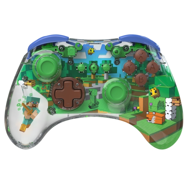 PDP Gaming REALMz - Wireless Controller - Minecraft Forest Biome
