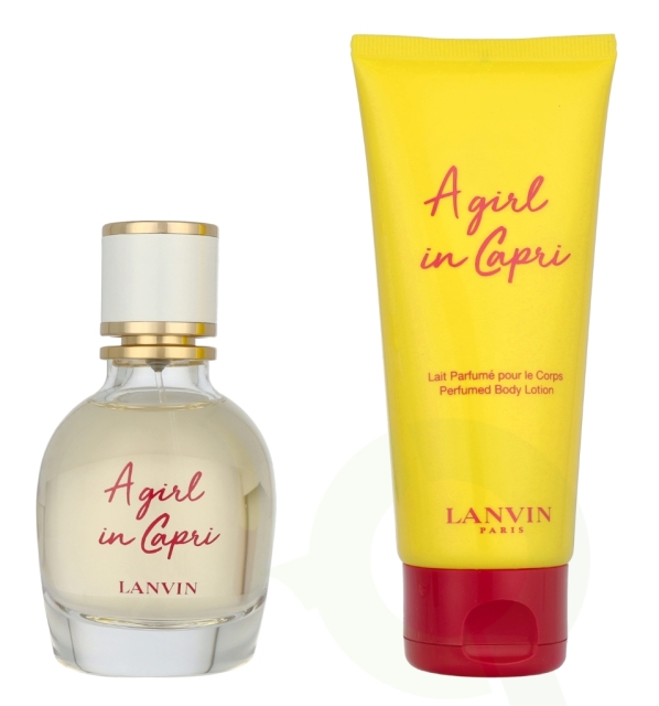 Lanvin A Girl In Capri Giftset 150 ml Edt Spray 50ml/Body Lotion 100ml