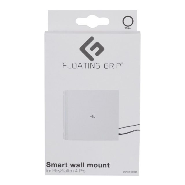 FLOATING GRIP PS4 Pro wall mount by FLOATING GRIP®, White