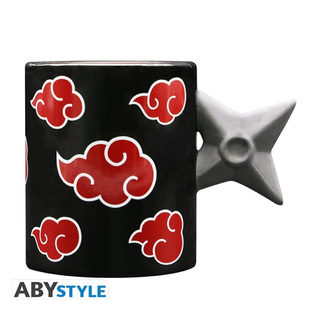 Abysse NARUTO SHIPPUDEN - 3D Handle Mug - Akatsuki Shuriken x2