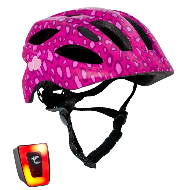 Crazy Safety Spots Bicycle Helmet - Pink (160101-03-01)