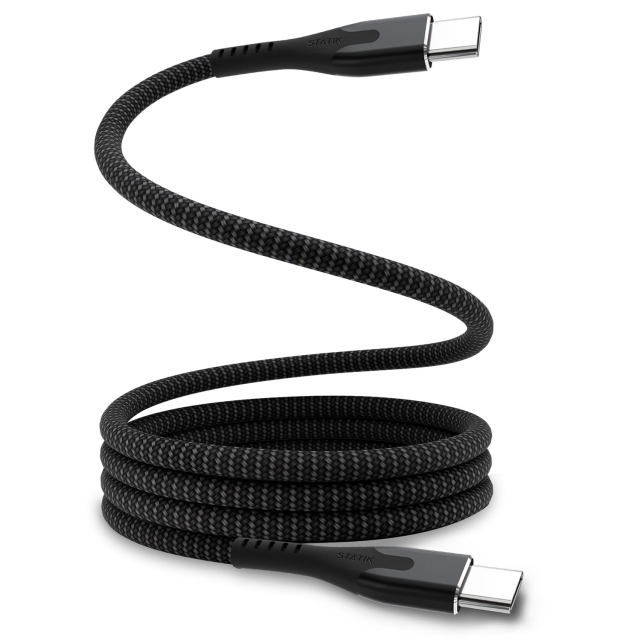 STATIK Magnetic Cable Magstack Pro USB-C To USB-C Black 1m