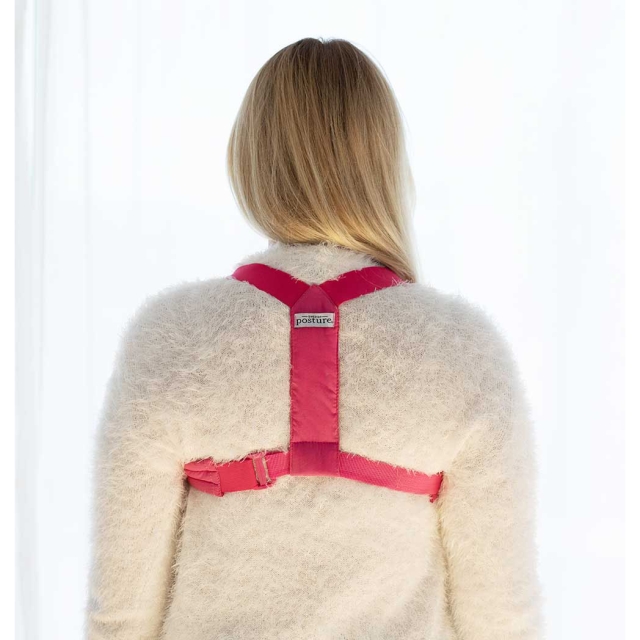 SWEDISH POSTURE Flexi Posture Brace Pink L-XL