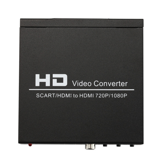 North SCART+HDMI to HDMI HD Converter and Switch Black