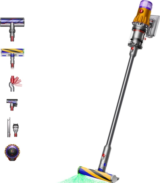 Dyson V12 Detect Slim Absolute Cordless Handheld Vacuum Cleaner, 150W 0.35 litre, Gold
