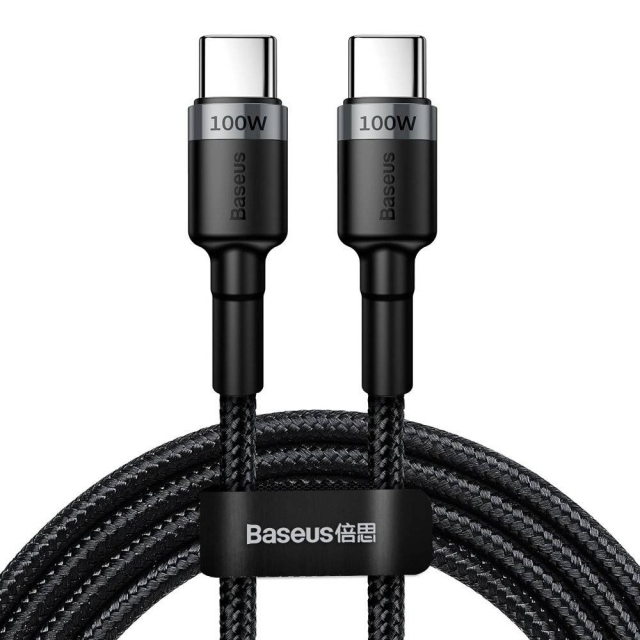 Baseus Cafule USB-C to USB-C cable 100W 2m gray/black