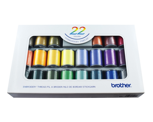 Brother ETS22 Embroiderythread Set (22 Colours)