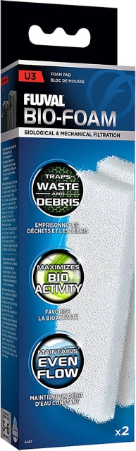 Fluval Foam Pad 2 pack  U3 - (126.2487)