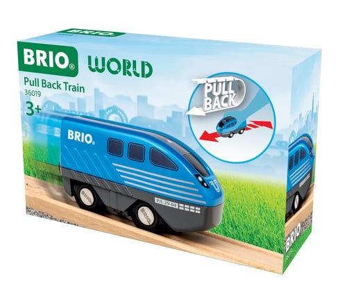 BRIO Pull Back Train - (36019)