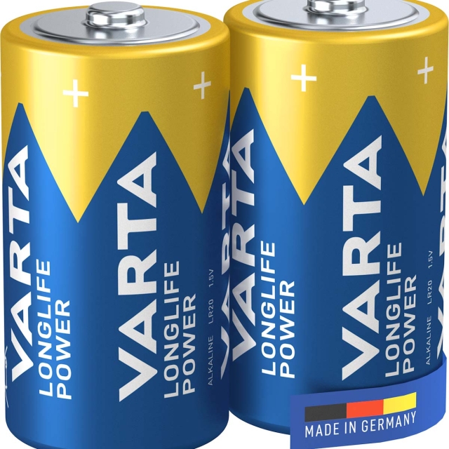 Varta Alkaline Battery C 1.5 V High Energy 2-Blister
