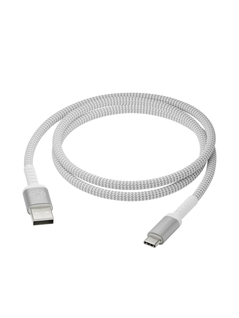 dbramante1928 Re-Charge Pro Braided Cable - USB-A to USB-C, 1.2m - White