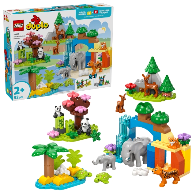 LEGO DUPLO Town - 3-in-1 Wild Animal Families (10446)