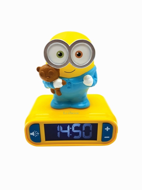 Lexibook Minions 3D Alarm Clock with Night Light (RL800DES)