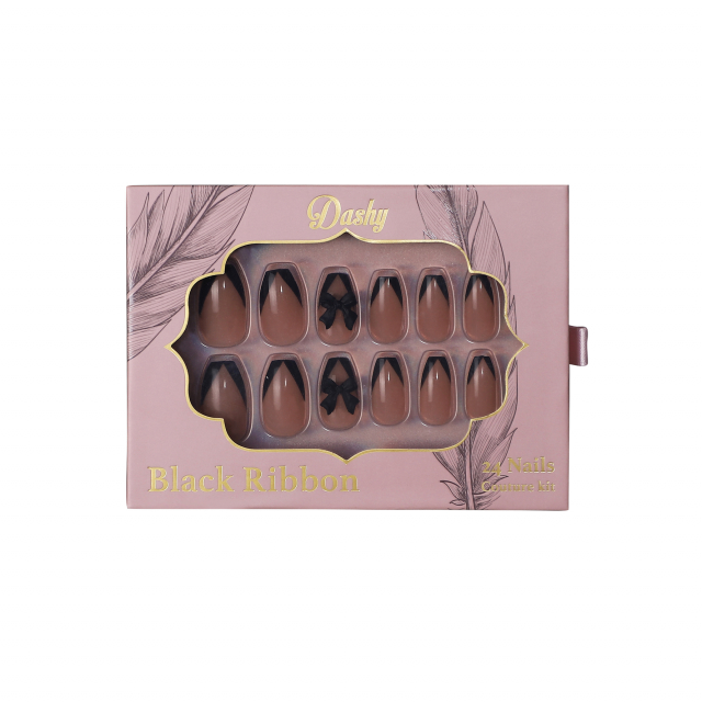 Dashy Nails - Black Ribbon