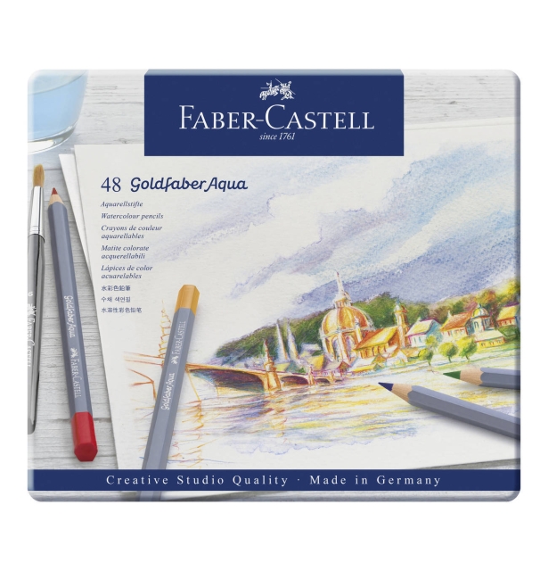 Faber-Castell Goldfaber akvarel tin, 48 pc (114648)