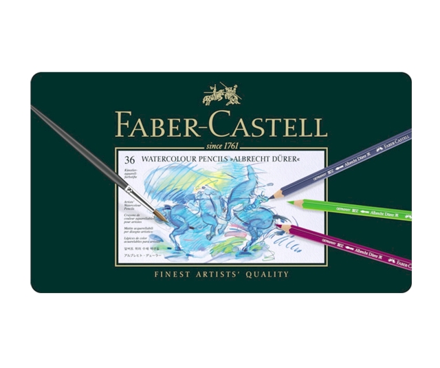 Faber-Castell Albrecht Dürer Watercolour pencils - Tinbox of 36 (117536)