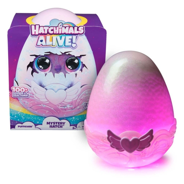 Hatchimals Alive Secret Hatch Pufficorn Asst. (6069132)