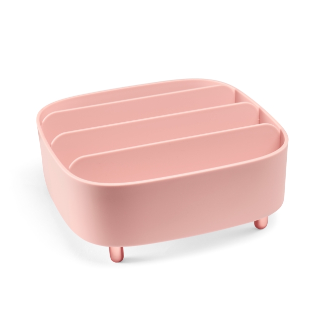 Gillian Jones Table organizer with 4 compartments - Rose