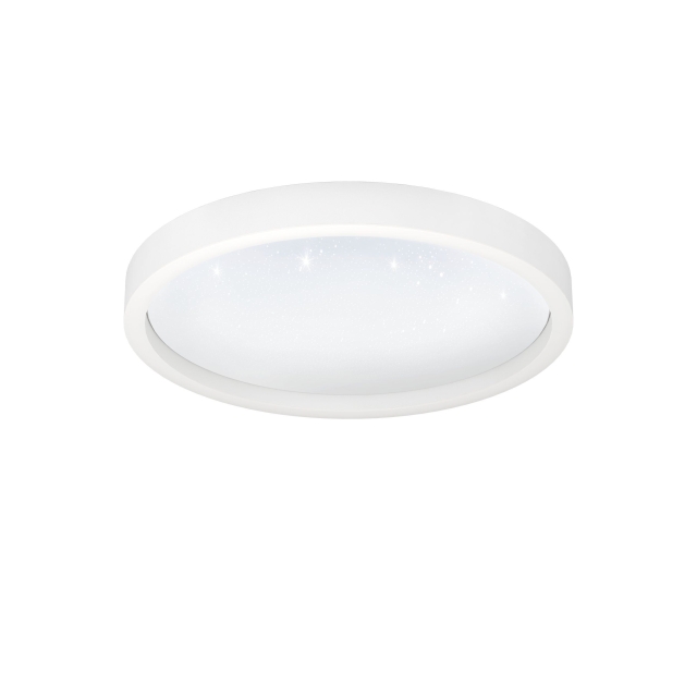 Eglo Montemorelos-Z loft lamp white w/crystal effect Ø42 - RGB + TW - Zigbee, Bluetooth