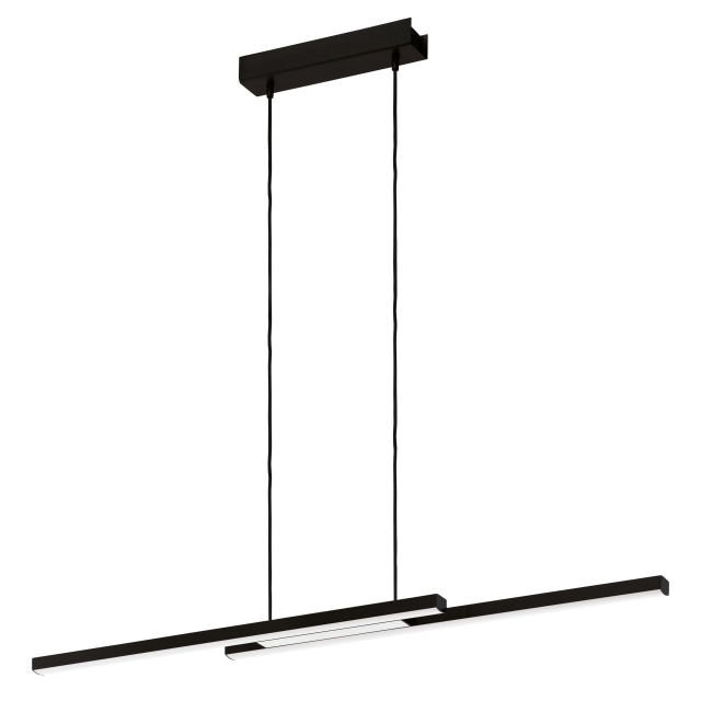 Eglo Fraioli-Z long table pendant black - RGB + TW - Zigbee, Bluetooth
