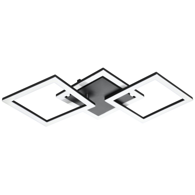 Eglo Paranday-Z ceiling lamp w/squares black 65x31 - TW - Zigbee, Bluetooth