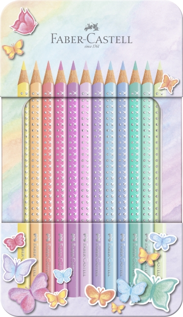Faber-Castell Pencil Sparkle tin (12 pcs) (201910)