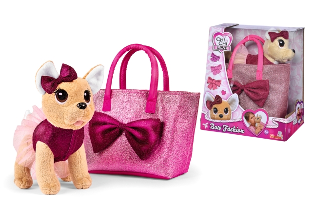 Chi Chi Love Bow Fashion Chihuahua w/bag - 20cm (I-105893439)