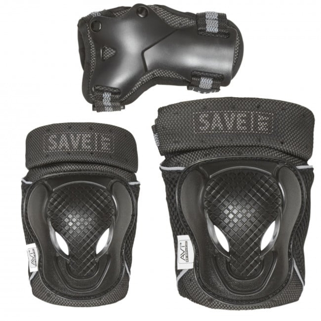 Save my Bones Safety Set - Black XL (401020-xl)