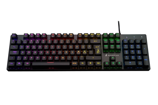 SureFire KingPin M2 Mech. Gaming RGB Keyboard QWERTY Nordic