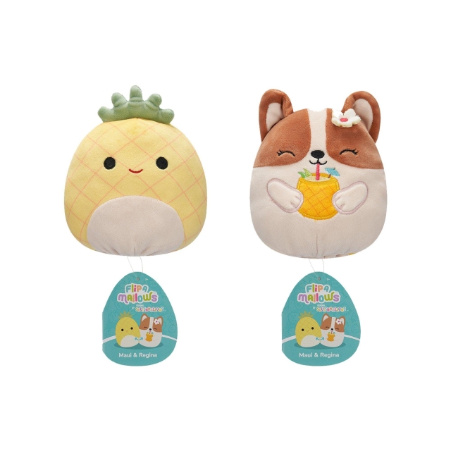 Squishmallows 13 cm Plush P22 Flip A Mallows - Maui and Regina
