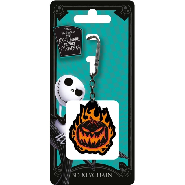 Pyramid International THE NIGHTMARE BEFORE CHRISTMAS (FLAMING PUMPKIN) 3D KEYCHAIN