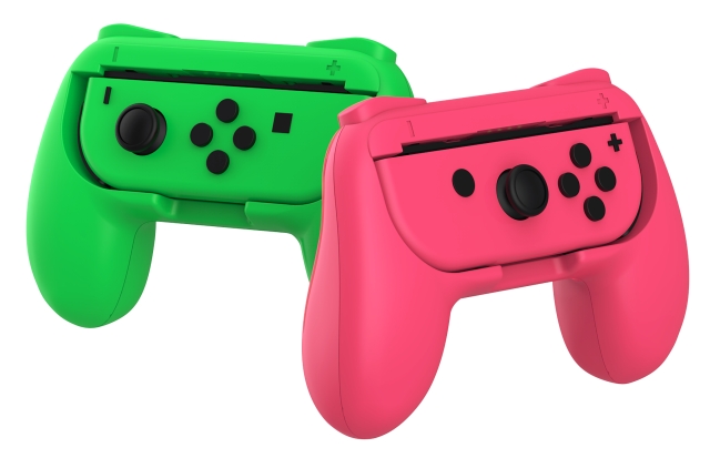 SuBsonic Duo Control Grip Colorz - Pink & Green (Switch / Switch Lite / Switch Oled)