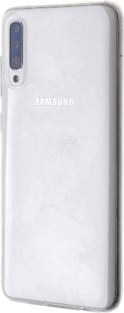 Wave silicone protector, Samsung Galaxy A70, transparent