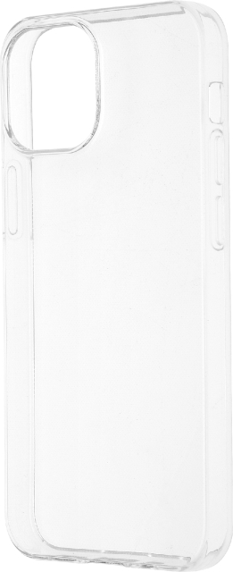 Wave silicone cover for iPhone 13 mini, transparent