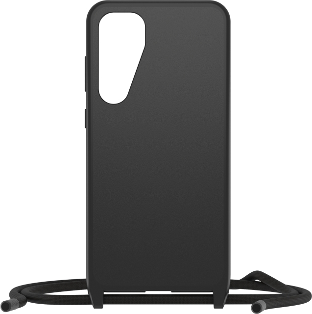 Otterbox React Necklace protective case with strap, black, Samsung Galaxy S24+