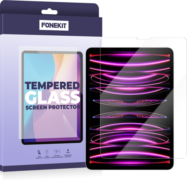 FoneKit armoured glass, iPad Pro 12.9" (2018) / iPad Pro 12.9" (2020-22)