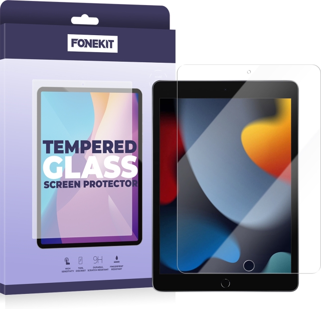 FoneKit armoured glass, iPad 7 / 8 / 9 / 10.2 (2019-21) (10.2")