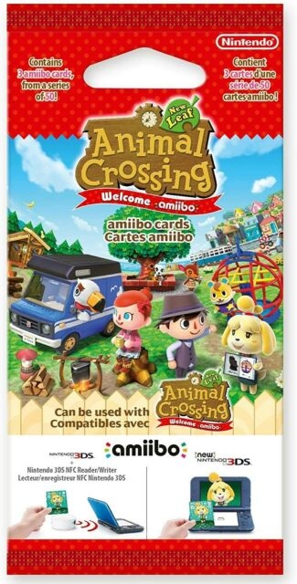 NACON Animal Crossing New Leaf: Welcome amiibo! - Amiibo Cards (3pcs)