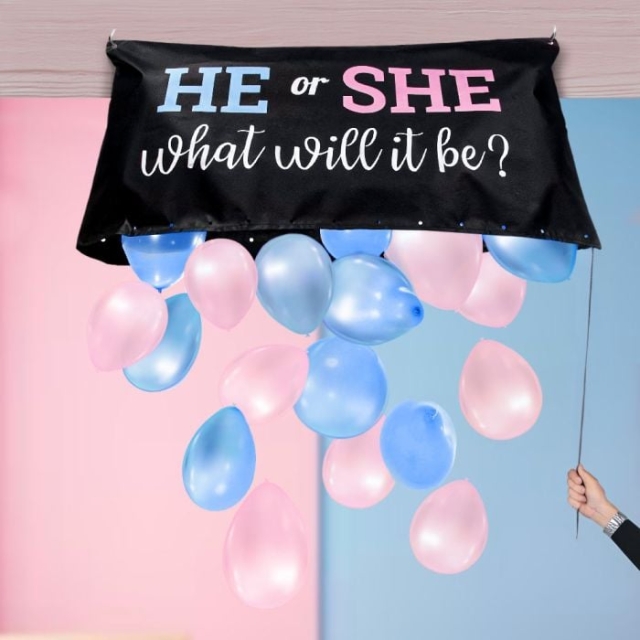 MikaMax Gender Reveal Balloon Set