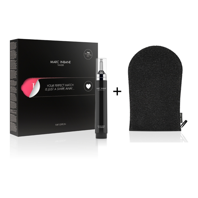 MARC INBANE Tander Perle + Free Exfoliating Mitt - Black