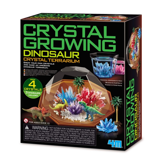 4M Crystal Growing / Dinosaur Crystal Terrarium (EU) - (4M-03926)