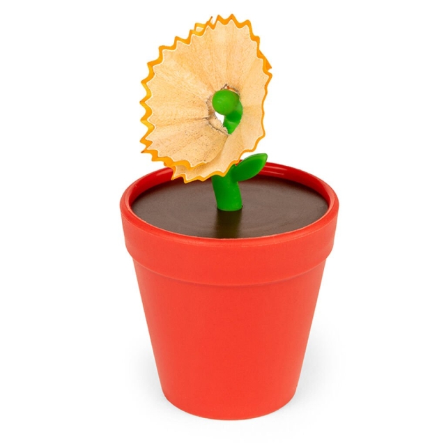 Kikkerland Flower Pot Pencil Sharpener
