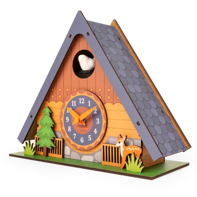 Kikkerland Cuckoo Clock - 22 cm x 18.25 cm x 9 cm