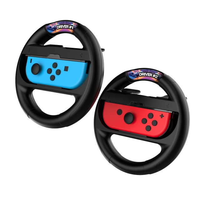 iMP TECH Twin Wheel Pack with Sticker Kit for Switch and Switch 2 JoyCons